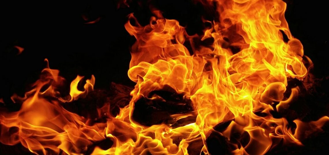 Photograph of a Burning Fire